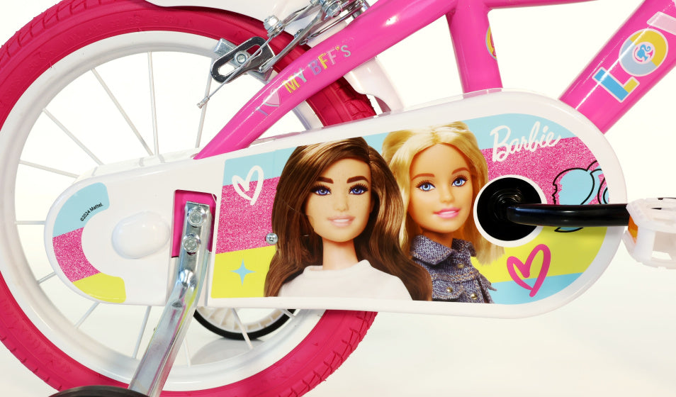 Mattel barbie 16 inch 27 cm meisjes knijprem roze wit
