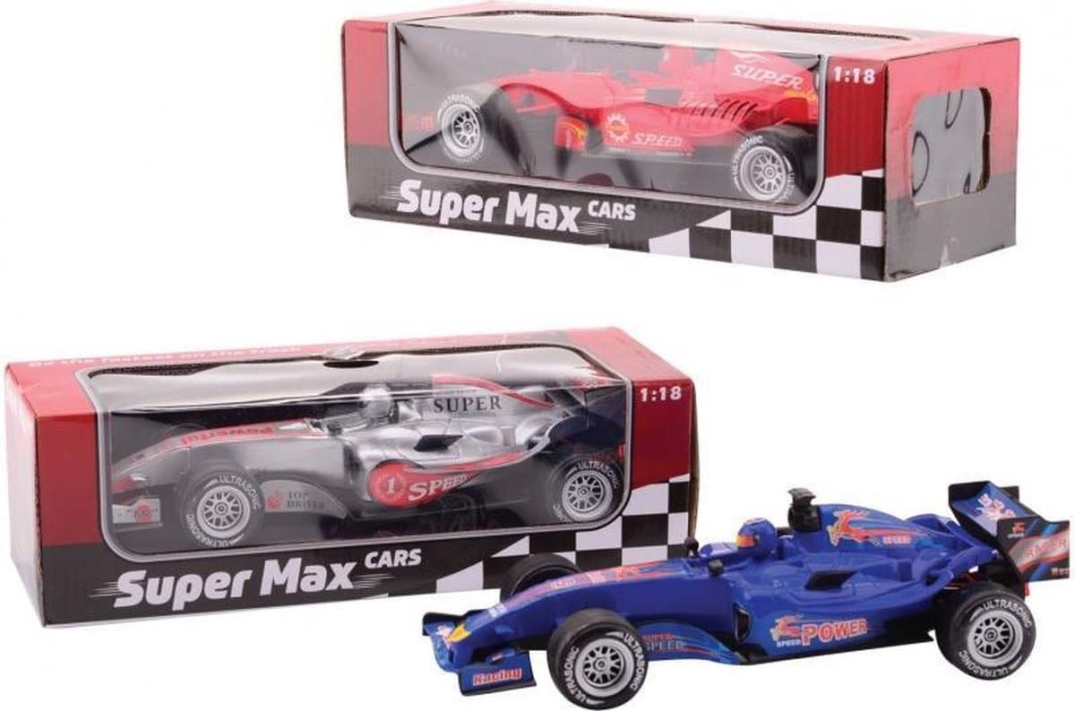Cilgro super max cars, grote formule 1 auto met het bekende race geluid en lichten, 37 cm lang
