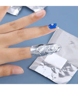 Sibel nails aluminiumfolie vellen met synthetisch sponsje 50st.