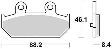 Trw remblokken mcb 751 remblokken mcb 751 organisch standaard
