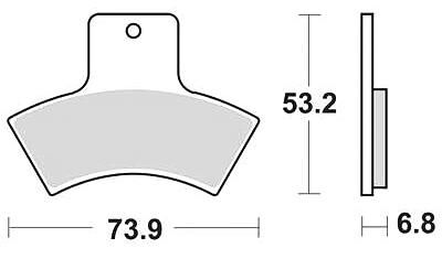 Trw remblokken mcb 762 remblokken mcb 762 si gesinterd metaal