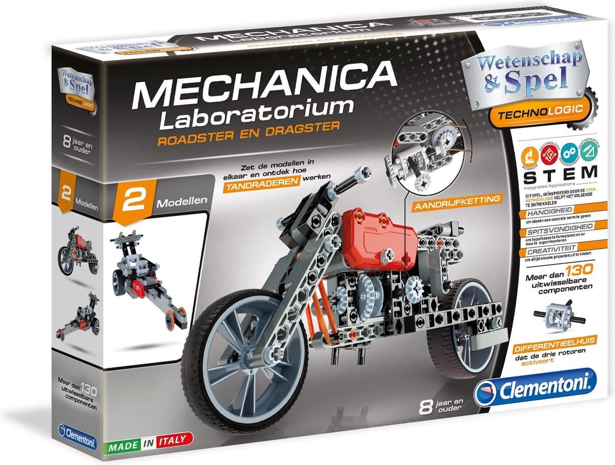 Cilgro clementoni roadster en dragster wetenschap en spel set techno logic