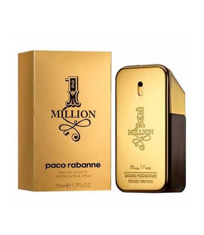 Paco rabanne eau de toilette spray one million 50ml heren