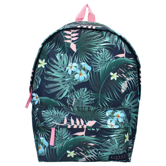 Milky kiss Be Great Schooltas Meisjes 18 liter Groen Blauw