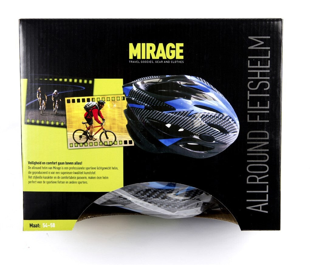 Mirage helm l 58-62 zwart Blauww