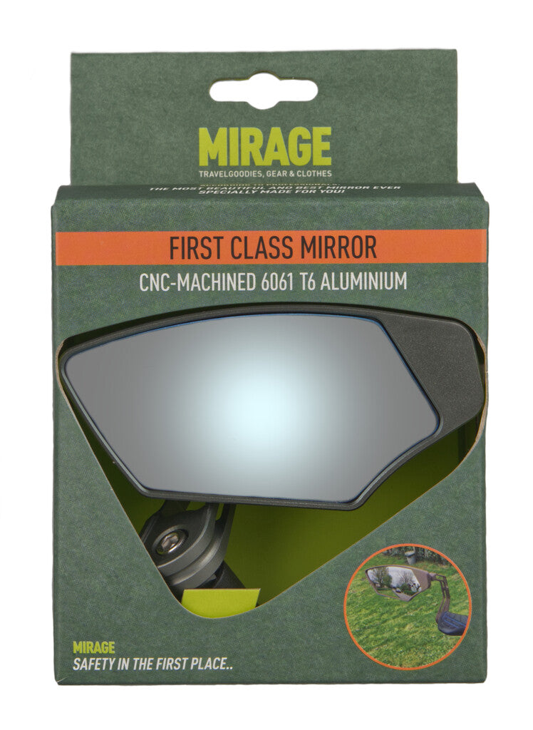 Mirage spiegel barend first class,dimmend glas, grijs, links