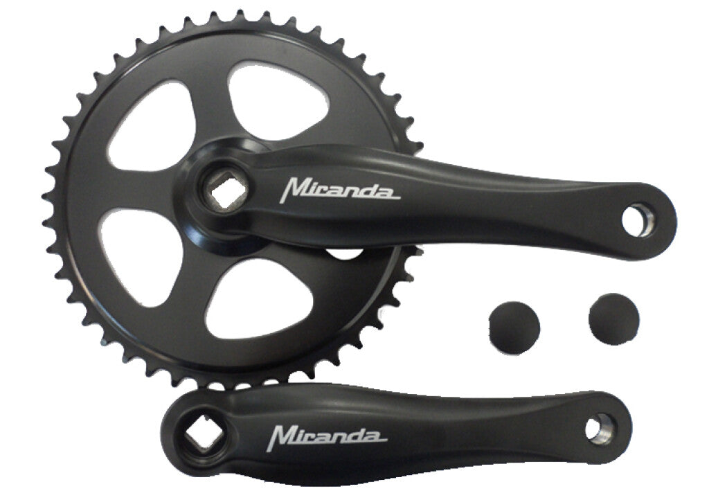 Miranda  beta 1+ crankstel 44t 3 32“, zwart zwart