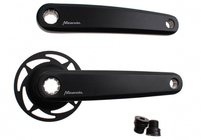 Miranda e-bike crankset bosch 2 isis delta 170mm zwart + r-ring 857720