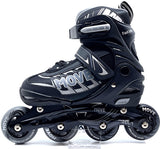 Move Inline skates Fast semi-softboot verstelbaar zwart maat 38-41