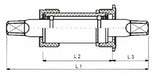 Neco Trapas Met Stalen Cups JIS 122,5 31 mm