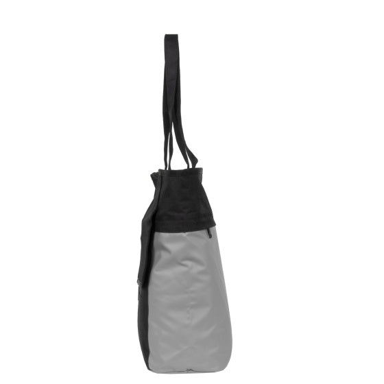 Bike carbon waterafstotende shopper fietstas 21l grijs