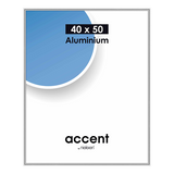 Nielsen design nielsen fotolijst 52523 accent glanzend zilver 40x50 cm