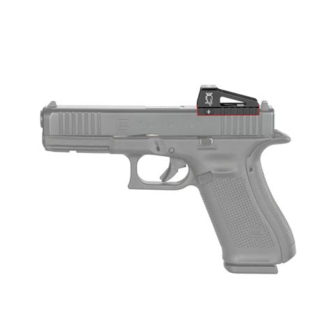 Noblex e-optics noblex green dot nv 1x23 os for glock mos (4.0 moa)