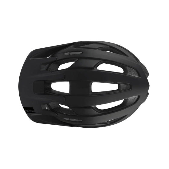 One trail pro fietshelm donkergrijs zwart maat m (55-58 cm)
