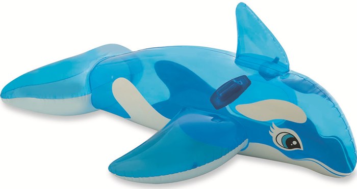 Intex - opblaasdier walvis ride-on 152 x 114 cm