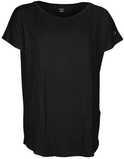 Papillon Sportshirt ronde hals dames zwart maat S