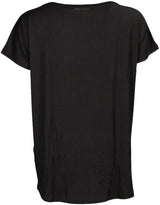 Papillon Sportshirt ronde hals dames zwart maat S