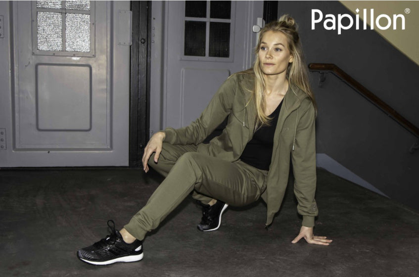 Papillon Sweat pants cuff dames camouflagegroen maat 3XL