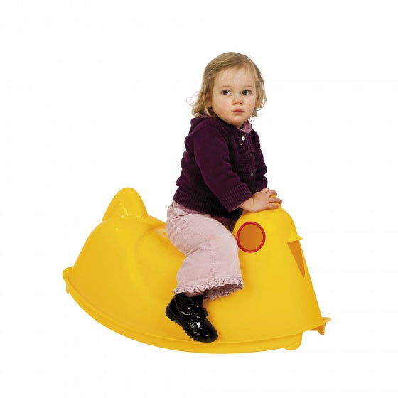 Paradiso toys Kip Schommelwip met Handgrepen 78 cm Geel