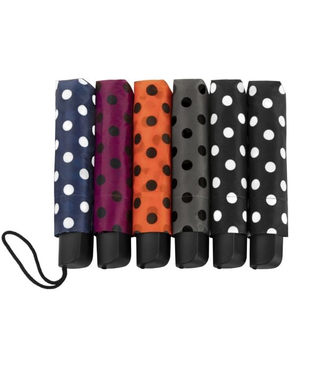 Falconetti paraplu opvouwbaar mini size stippen assorti