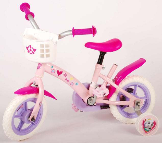Nickelodeon Kinderfiets Meisjes 10 inch Roze Doortrapper