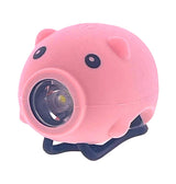 Pexkids led-lamp varken met toeter, usb-oplaadbaar, roze