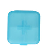 Jvdl pillendoos plus 4 vakken blauw