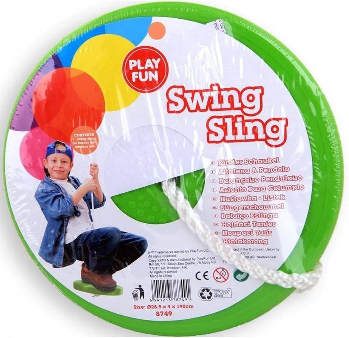 Bongers speelgoed playfun schommel schijf, doorsnee 28,5 cm