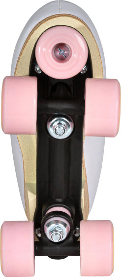 Playlife Adjustable rolschaatsen junior wit roze maat 35 38