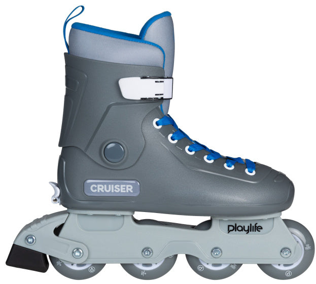 Playlife cruiser grey inlineskates junior grijs maat 31-34