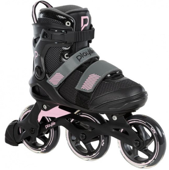 Playlife - Fitness GT 110 inline skates 80A zwart roze maat 39