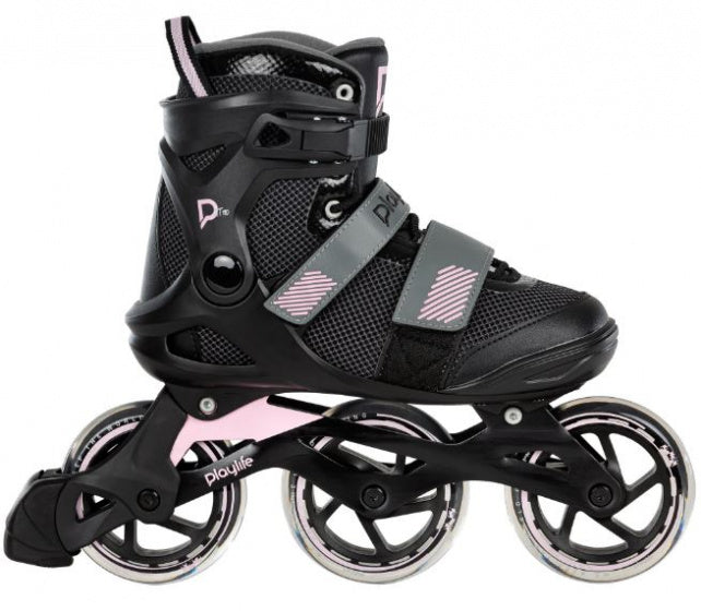Playlife - Fitness GT 110 inline skates 80A zwart roze maat 40