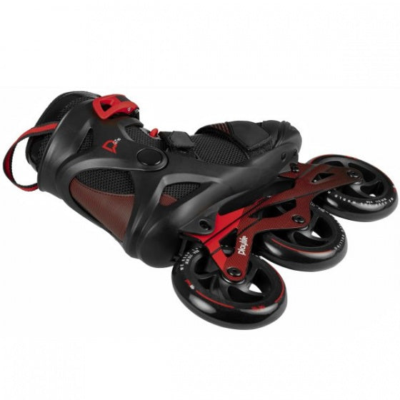 Playlife GT Black 110 inlineskates heren zwart rood maat 38
