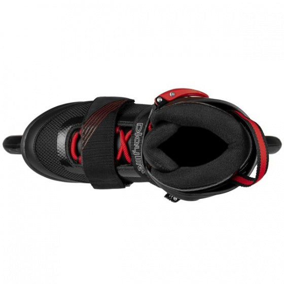 Playlife GT Black 110 inlineskates heren zwart rood maat 38