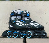 Playlife Inline skates Black 80 softboot 82A zwart maat 40
