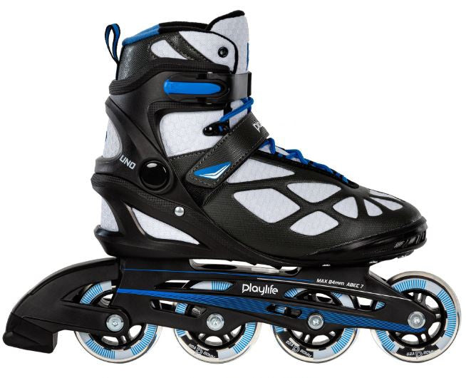 Playlife Inline skates Black 80 softboot 82A zwart maat 40