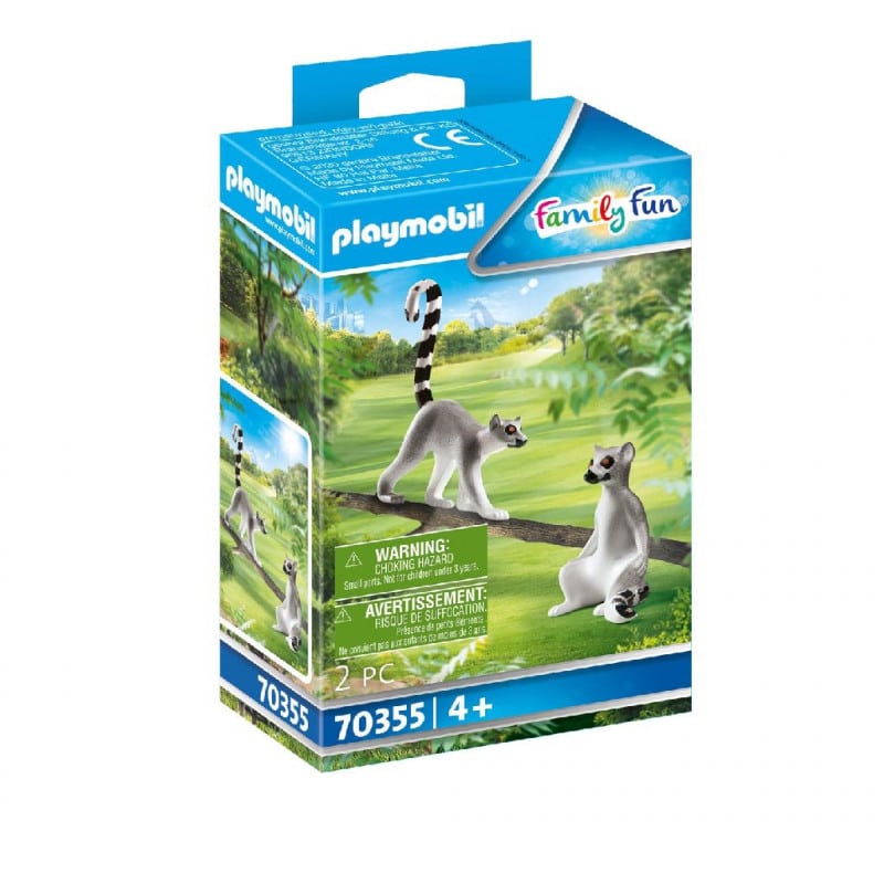 Playmobil ringstaart maki apos;s 2 stuks