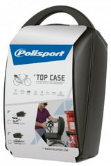 Topkoffer Polisport Luxe met quick release bagagedragerbevestiging - zwart