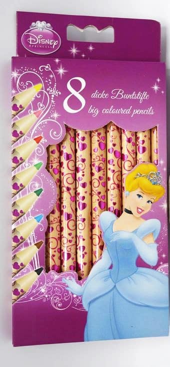Van der doelen disney princess - dikke kleurpotloden