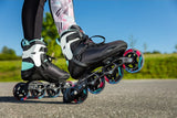 Powerslide Inline skates Radon Teal 90 softboot 83A zwart mt 38