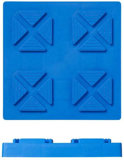 Proplus Onderlegplaten stapelbaar max. 1250 kg blauw 4 stuks