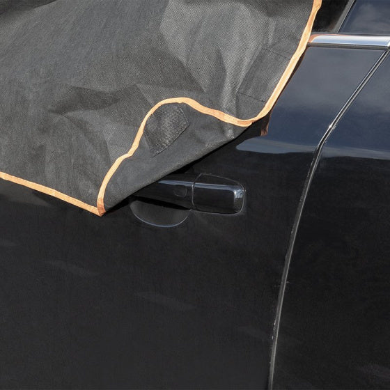 Proplus Raamafdekking 298 x 94 cm met magneten grijs zwart