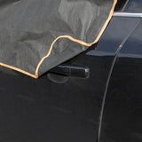 Proplus Raamafdekking 298 x 94 cm met magneten grijs zwart