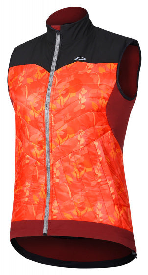 Protective Bodywarmer P-Painted Bird dames polyester rood mt 46