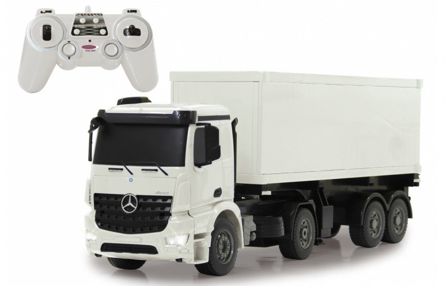 Jamara RC Mercedes-Benz Arocs containertruck 2,4 Ghz wit 1:20