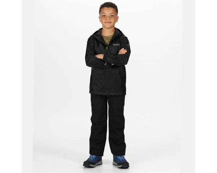 Regatta Pack it jack junior zwart maat 135-140
