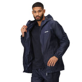 Regatta Jacket III waterdichte outdoorjas donkerblauw maat L