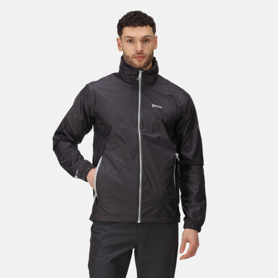 Regatta Lyle IV regenjas capuchon heren grijs maat XL