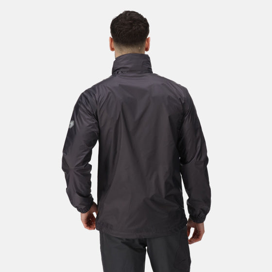 Regatta Lyle IV regenjas capuchon heren grijs maat XL
