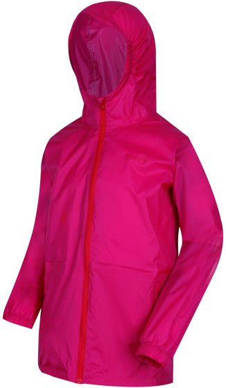 Regatta Pack It III regenjas meisjes roze maat 9-10 jaar
